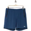 Rvca Kevin Stretch Woven Shorts In Ensign Blue