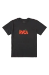 RVCA KIDS' APPLE A-DAY COTTON GRAPHIC T-SHIRT