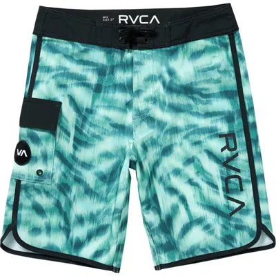 Rvca Kids' Eastern Swim Trunks In Blue