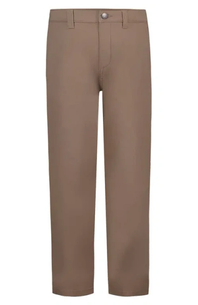 Rvca Kids' Weekend Chino Pants In Brown