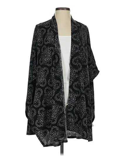 Pre-owned Rvca Kimono In Black