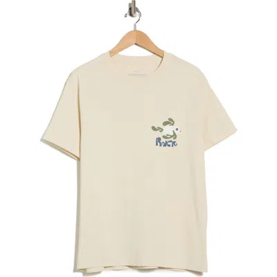 Rvca La Fish School Graphic T-shirt In Neutral