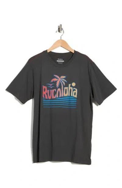 Rvca Logo Graphic T-shirt In Multi