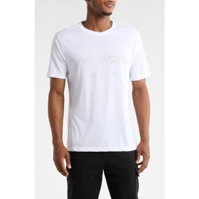 Rvca Logo Sport T-shirt In White