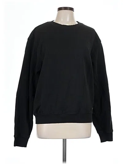 Pre-owned Rvca Long Sleeve T-shirt In Black