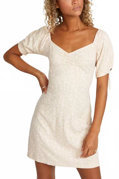 Rvca Lovesong Mini Dress In Primrose In Pink