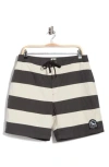 Rvca Main Tower Swim Trunks In Multi