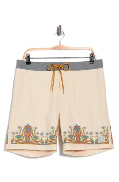Rvca Mel Board Shorts In Neutral