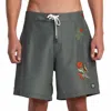 Rvca Men's Anytime Trunk Short In Green In Green