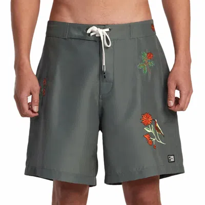 Rvca Men's Anytime Trunk Short In Green