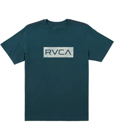 Rvca Men's Big Filler Short Sleeve T-shirt In Duck Blue