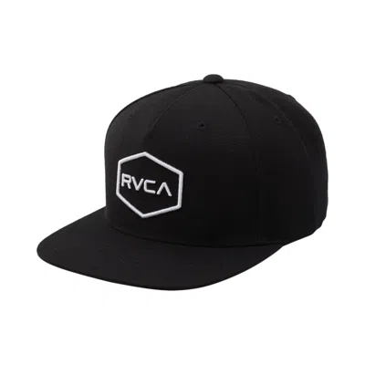 Rvca Men's Black Commonwealth Snapback Hat