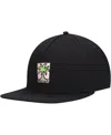 Rvca Men's Black Palm Snapback Hat In Black