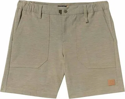 Rvca Men's Brophy Hybrid 18" Shorts In Mushroom In Gray