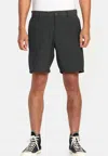 Rvca Men's Daggers Hybrid Chino Short In Black In Black
