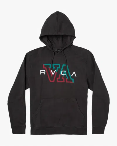 Rvca Men's Hampton Pullover Hoodie In Black
