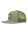Rvca Men's Light Green  Va All The Way Trucker Snapback Hat In Green