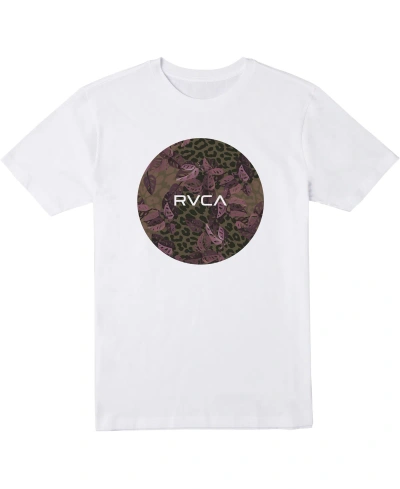 Rvca Men's Motors Short Sleeve T-shirt In White