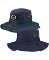 Rvca Men's Navy Island Hex Reverse Boonie Hat In Navy