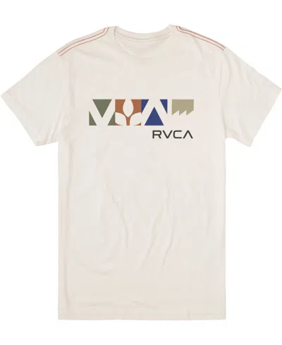 Rvca Men's Primary Short Sleeve T-shirt In Antique White