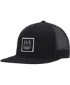 Rvca Men's  Black Horton Teeth Trucker Snapback Hat In Black