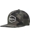 Rvca Men's  Camo Commonwealth Adjustable Snapback Hat In Camo
