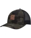 Rvca Men's  Camo Va All The Way Trucker Snapback Hat In Camo