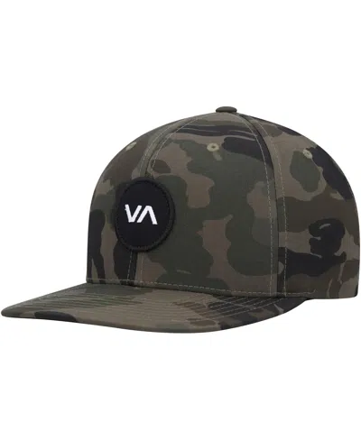 Rvca Men's  Camo Va Patch Snapback Hat