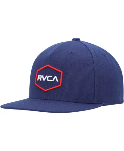Rvca Men's  Navy Commonwealth Snapback Hat