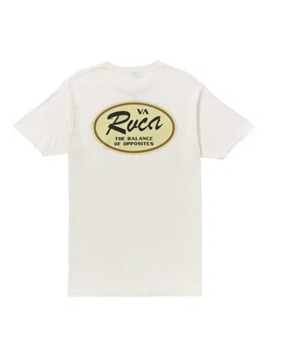 Rvca Men's Sphere T-shirts In Vintage White