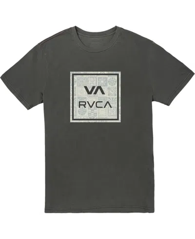 Rvca Men's Va All The Way Short Sleeve T-shirt In Pirate Black