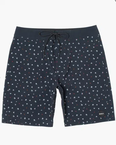 Rvca Men's Va Boardshort In Black