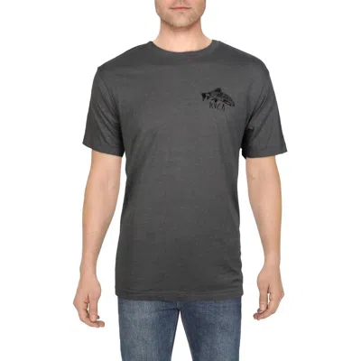 Rvca Mens Printed Cotton T-shirt