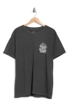 Rvca Micro Garden Graphic T-shirt In Gray