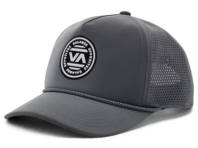 Rvca Modfit Cap Caps Charcoal: One Size In Black