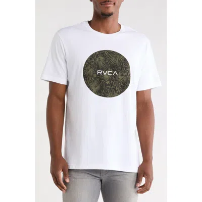 Rvca Motors Graphic T-shirt In White