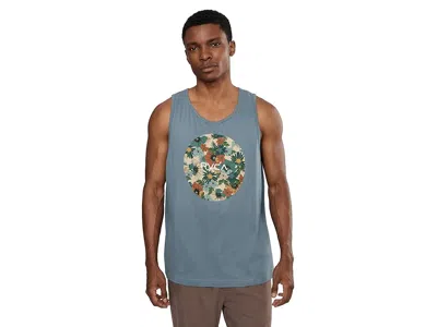 Rvca Motors Tank Top In Blue