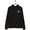 Rvca Oliver Graphic Print Hoodie In Black