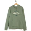 Rvca Oliver Graphic Print Hoodie In Jade