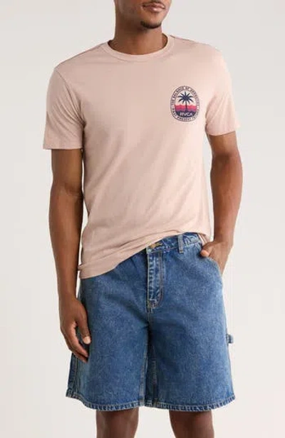 Rvca Palm Patrol Slim Fit Graphic T-shirt In Purple