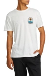 Rvca Palm Patrol Slim Fit Graphic T-shirt In White