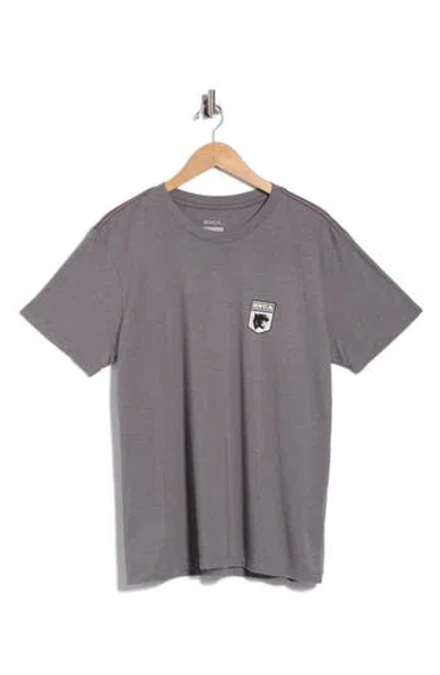 Rvca Pantero Graphic T-shirt In Smoke