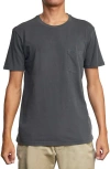 Rvca Pocket T-shirt In Blue