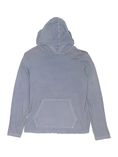 Pre-owned Rvca Kids' Pullover Hoodie In Blue