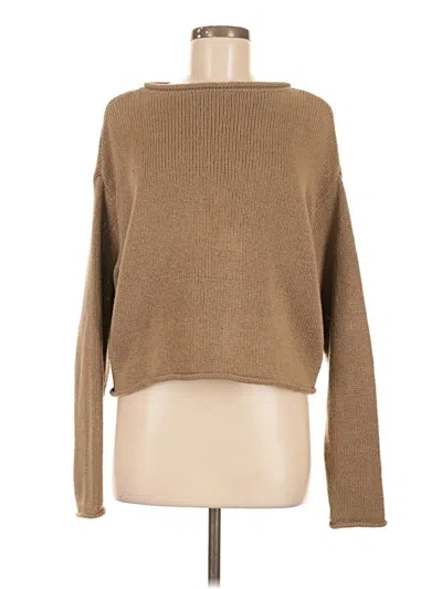 Pre-owned Rvca Pullover Sweater In Brown