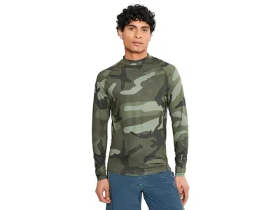 Rvca Rashguard Long Sleeve In Green