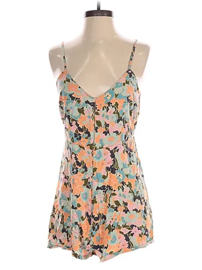 Pre-owned Rvca Romper In Blue