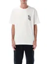 Rvca Double Trouble White T-shirt In Animal Print