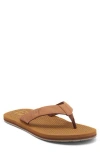 Rvca Sandbar Flip Flop In Brown