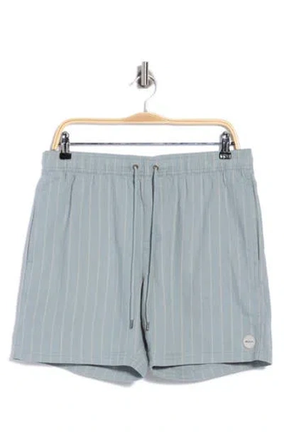 Rvca Sands Stripe Regular Fit Shorts In Lead